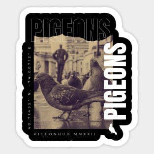 Pigeons Streetwear Sticker